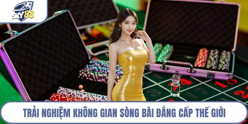 Trải nghiệm không gian sòng bài đẳng cấp thế giới